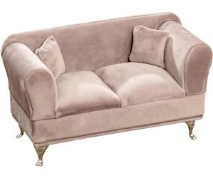 Schmuckkasten HOME AFFAIRE "Deko Sofa mit samtigen Bezug, 24x10x13,5cm", braun (altrosa), B:24cm H:13,5cm T:10cm, Aufbewahrungsboxen, Schmuckkasten, Aufbewahrung für Schmuck und Kleinigkeiten (3363864