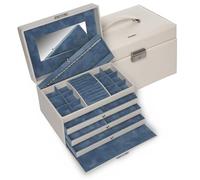 SACHER Schmuckkasten Jasmin elegance/ivory (Vollrindleder)