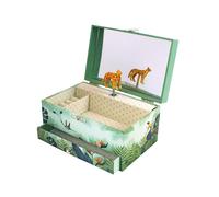 Trousselier - Savanne - Musikschmuckdose - Spieluhr - Ideales Geschenk für junge Mädchen - Sonatenmusik mit Beethovens Mondlicht - Farbe grün