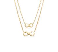 Schmuckset ELLI "Infinity Unendlichkeit Symbol 2er Set 925 Silber", gold, Schmuck_Sets, Damen, onesize, Silber 925 (Sterlingsilber), Schmuckset (83656811-0) gold