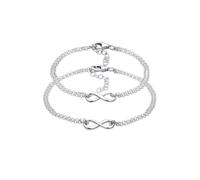 Elli Armband Damen Mutter Kind Set Infinity Symbol aus 925 Sterling Silber