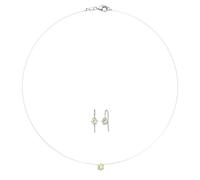 Schmuckset SMART JEWEL "Collier mit Ohrschmuck, Silber 925", gelb, Schmuck_Sets, Damen, onesize, Silber 925 (Sterlingsilber), Schmuckset (99453721-0) gelb