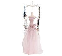 Schmuckständer 38 x 9 cm Prinzessin Kleid Modellkleid Ohrring Halskette Ring Schmuckhalter Schmuck Modell Display Stand Organizer mit Drehbarer Halterung