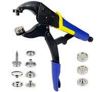 Schnappwerkzeug für Bootsabdeckungen, robustes Schnappverschluss-Werkzeug, Schnappbefestigungswerkzeug, 15 mm, Metall-Druckknöpfe, Reparatur-Bootsabdeckungen (blau)