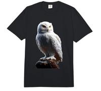 Schneeeule Weiße Eule Kauz Uhu Snowy Owl Süße Schnee Eulen Comfort Colors Adult Heavyweight T-Shirt