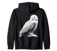 Schneeeule Weiße Eule Kauz Uhu Snowy Owl Süße Schnee Eulen Kapuzenjacke