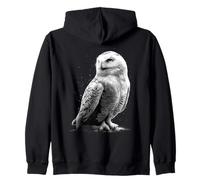 Schneeeule Weiße Eule Kauz Uhu Snowy Owl Süße Schnee Eulen Kapuzenjacke