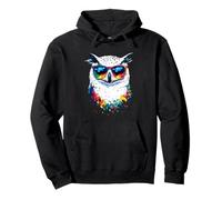 Schneeeule Weiße Eule Kauz Uhu Snowy Owl Süße Schnee Eulen Pullover Hoodie