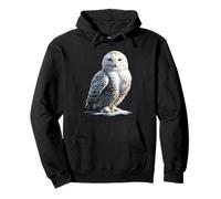 Schneeeule Weiße Eule Kauz Uhu Snowy Owl Süße Schnee Eulen Pullover Hoodie