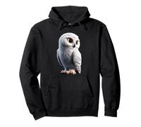 Schneeeule Weiße Eule Kauz Uhu Snowy Owl Süße Schnee Eulen Pullover Hoodie