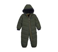 Schneeoverall KILLTEC "Karter Mini", Jungen, Gr. 110/116, Normalgrößen, grün (dunkelgrün), Obermaterial: 100% Polyester;Futter: 100% Polyester;Füllung: 100% Polyester, Overalls, Schneeanzug: wasserabw