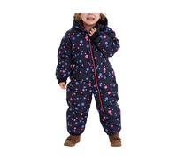 Schneeoverall KILLTEC "Karter Mini", Mädchen, Gr. 74/80, Normalgrößen, blau (navy), Obermaterial: 100% Polyester;Futter: 100% Polyester;Füllung: 100% Polyester, Overalls, Schneeanzug: wasserabweisend,