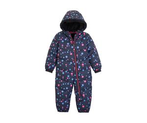 Schneeoverall KILLTEC "Karter Mini", Mädchen, Gr. 74/80, Normalgrößen, blau (navy), Obermaterial: 100% Polyester.Futter: 100% Polyester.Füllung: 100% Polyester, Overalls, Schneeanzug: wasserabweisend,