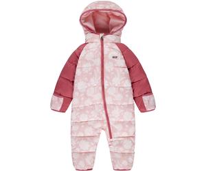 Schneeoverall LEVI'S KIDS, Jungen, Gr. 12M (80), N-Gr, rosa (pink icing), Web, Obermaterial: 100% Polyester, geblümt, gemustert, lang, Rundhals, mit Windstopper, Overalls, in zwei Dessins - warm watti
