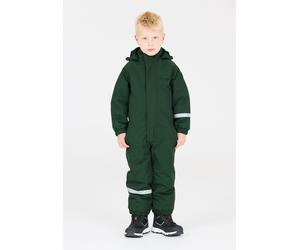 Schneeoverall ZIGZAG "Vally", Mädchen, Gr. 122, EURO-Größen, grün (tannengrün), 100% Polyester, lang, Overalls, mit wasser- und winddichter Membran (83704264-122) tannengrün