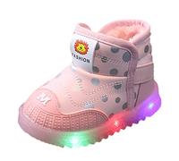 Schneestiefel Baby Mädchen Winter Weiche Sohlen Babyschuhe Warm Gefüttert Babystiefel Krippe Schuhe Kleinkind Stiefel Niedlich Winterschuhe Erste Schuhe SäUglingsstiefel Baumwoll Krabbelschuhe