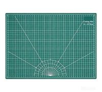 Schneidematte A0 90x120cm, 3mm Dicke Selbstheilende Schneidunterlage Doppelseitig, Schnittfeste Bastelunterlage mit Rasterlinien, PVC Cutting Mat für Nähen Quilten Modellbau Lederarbeiten, Grün