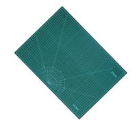 Schneidematte A0 90x120cm Selbstheilend 5-Lagig PVC Bastelunterlage Groß mit Raster - Cutting Mat für Nähen Quilten Patchwork Modellbau Schreibtischunterlage Grün