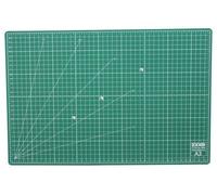 Schneidematte / Schneideunterlage / Bastelunterlage, A3, selbstheilend, aus 5 Schichten, mit Raster auf Vorder- und Rückseite, beidseitig benutzbar, Farbe: grün, 1 Stück