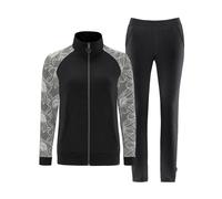 schneider sportswear - Damen Jogginganzug Samadaw schwarzgrauKurzgrößen schwar/offwhite - Gr. - DE 24 (48)