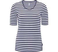 schneider sportswear - schneider sportswear Damen Leisure-Shirt DESYW-Shirt Weiß / dunkelblau - Gr. - 48