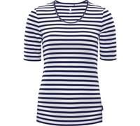 schneider sportswear - DESYW-Shirt weiss/dunkelblau - Gr. - 38