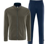 SCHNEIDER SPORTSWEAR Herren Sportanzug LANDONM-ANZUG (1691) 58 muddygreen/dunkelblau