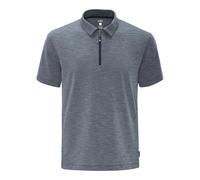 schneider sportswear Herren Funktions Polo MELM dunkelblau-meliert 52