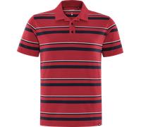 SCHNEIDER SPORTSWEAR RICKM-POLO Herren Kurzarm- Poloshirt rot/dunkelblau-gestreift, 54