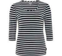 schneider sportswear - schneider sportswear Damen Leisure-3/4-Shirt DIONNEW-3/4-SHIRT granit/weiß - Gr. - 40