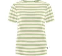 SCHNEIDER SPORTSWEAR SYLVIW Damen T-Shirt grün / creme-weiß gestreift, 40