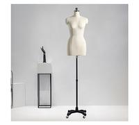 schneiderpuppe Schaufensterpuppe 360° Drehbar Schneiderpuppe Damenbüste Weiblich, Schneiderbüste Mit Abnehmbaren Rollen, Einstellbar Mannequin Torso Für Bekleidung Display for Clothing Shop Dresses (