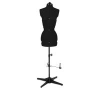 Schneiderpuppe/Schneiderbüste Supa Fit "S" (verstellbar / schwarz)