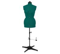 Schneiderpuppe Supa Fit Damen Gr. M (42-48), weiblicher Torso, Büste, verstellbare Drehregler, individuelle Anpassung an Hals, Taille, Brust, Hüfte (türkis, M)
