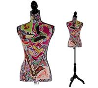 Schneiderpuppe T222, Schaufensterpuppe Torso weiblich, Fiberglas - High Heels