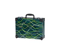 Schneiders 49526-065 - Kinderkoffer Jurassic, ca. 24 x 33 x 10,5 cm, mit Tragegriff und 2 Metallverschlüssen, zum Aufbewahren von Bastelbedarf, zum Spielen und auf Reisen