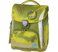 Schneiders 78381-065 - Schulranzenset Plus mit Federmappe, Schlamper und Sportbeutel, Wild Olive, leicht, ergonomisch, 4 teilig