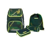 Schultaschenset Dino olive