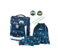 Schneiders 8-teiliges Schultaschen Set für Jungen Level One Toolbag Plus 21 Liter blau