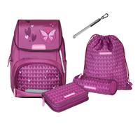 Schneiders Ergojet Schulranzen-Set 6-teilig - "Purple Hearts"