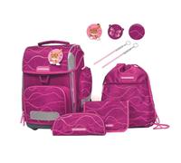 Schneiders Ergolite Cute Vibes Mädchen Schultasche - 9-teiliges Set, Orthopädisch geprüft, mit LED-Leuchtstäben, nachhaltig & ergonomisch