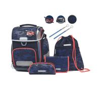 Schneiders Ergolite Dusk Force Jungen Schultasche - 9-teiliges Set, Orthopädisch geprüft, mit LED-Leuchtstäben, nachhaltig & ergonomisch