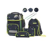 Schneiders Ergolite Outer Space Jungen Schultasche - 9-teiliges Set, Orthopädisch geprüft, mit LED-Leuchtstäben, nachhaltig & ergonomisch