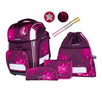 Schneiders Ergolite Schulranzen-Set 9tlg Berry Cosmos