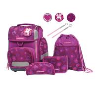 Schneiders Ergolite Schulranzen-Set 9tlg Berry Paw
