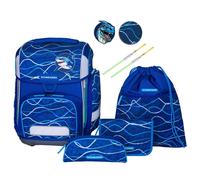 Schneiders Ergolite Schulranzen-Set 8-teilig blau