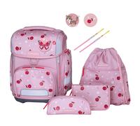 Schneiders Ergolite Schulranzen-Set 9tlg Cherry Pop