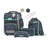 Schneiders Ergolite Mint Meadow Mädchen Schultasche - 9-teiliges Set, Orthopädisch geprüft, mit LED-Leuchtstäben, nachhaltig & ergonomisch