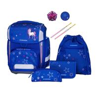 Schneiders Ergolite Schulranzen-Set 8-teilig grau