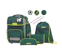 Schneiders Ergolite Soccer Star Jungen Schultasche - 9-teiliges Set, Orthopädisch geprüft, mit LED-Leuchtstäben, nachhaltig & ergonomisch